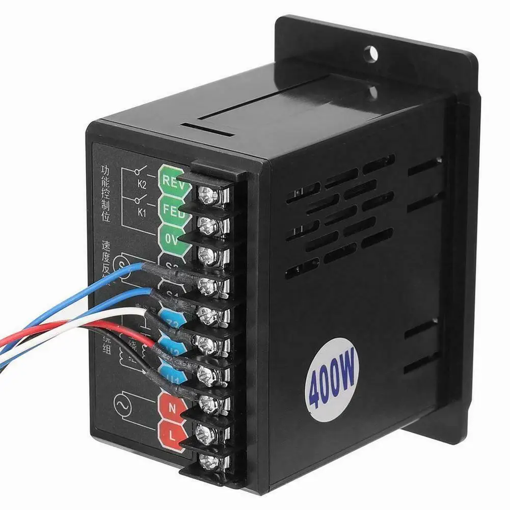 Motor Controlador de Velocidade com Display Digital, Controlador de Velocidade, Interruptor Variável, Dispositivo de Controle de Velocidade AC 220V 90-1400 R/min, 9x10x6cm