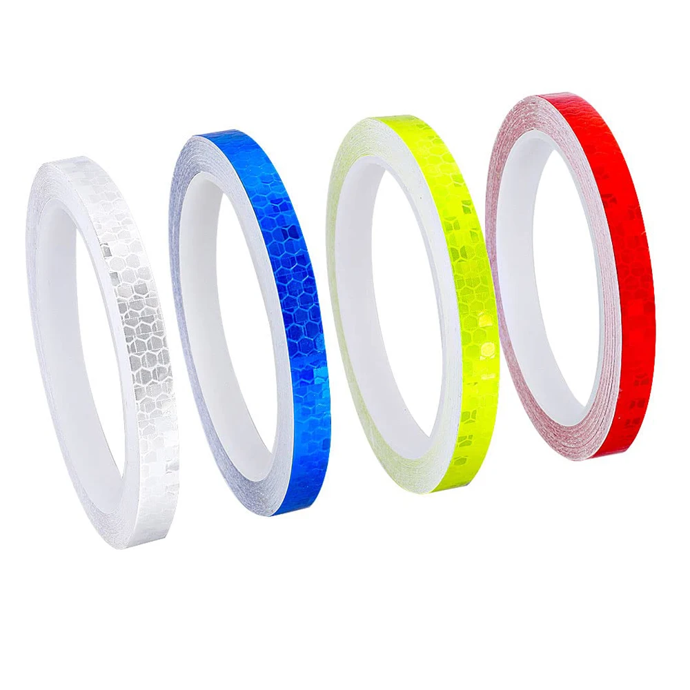 Safety Warning Lighting Sticker Waterproof Bike Reflective Adhesive Tape Stripe For Bike