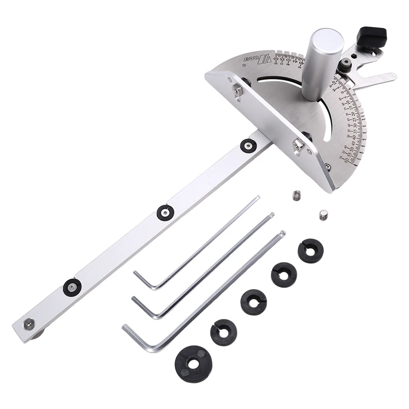 מיטר מד אלומיניום ידית ספסלים שולחן ראיתי נתב miter מד sawing הרכבה שליט כלי עבודה מעץ