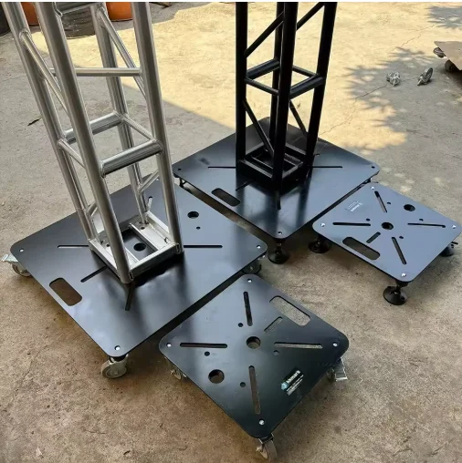 Truss Display baseplate with wheels for 12 16 20.5 Thomas Bolt Box Truss Lighting