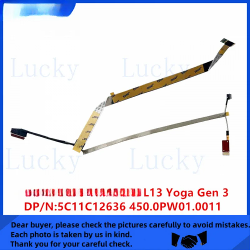 f    For Lenovo ThinkPad L13 Yoga Gen 3 Camera Cable Connector Line 5C11C12636