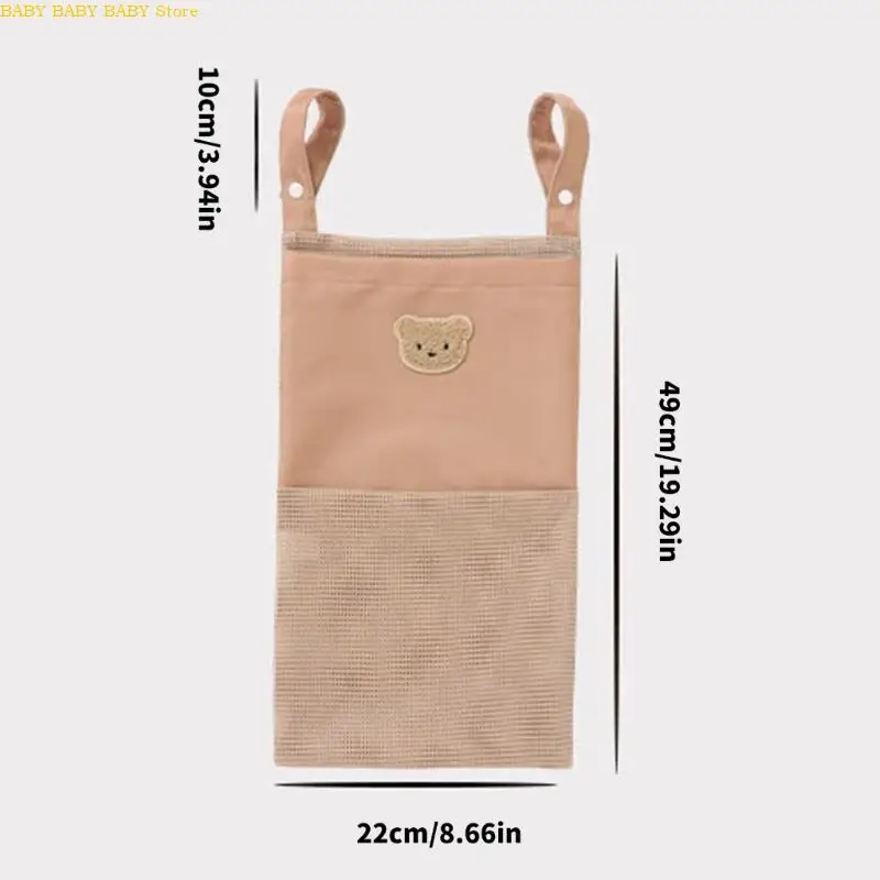 نظام تخزين سرير الأطفال Q81A، مقصورات جيدة التهوية، لا توجد أدوات تركيب، علبة بوليستر ناعمة قابلة للغسل لمستلزمات الرضع #6