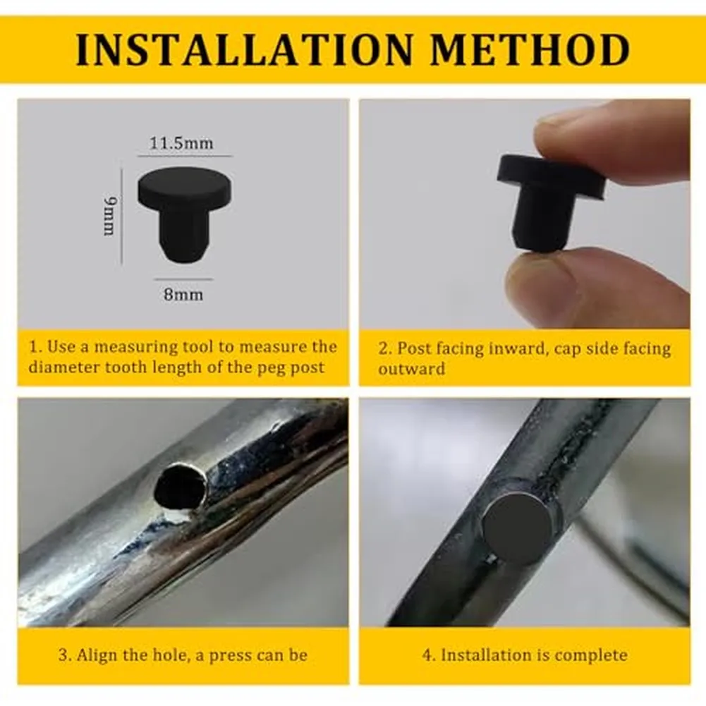 80pcs Rubber Stoppers 8 Sizes T-Shaped Stoppers Waterproof Covers For Home Repairs For Bottles And Pipes