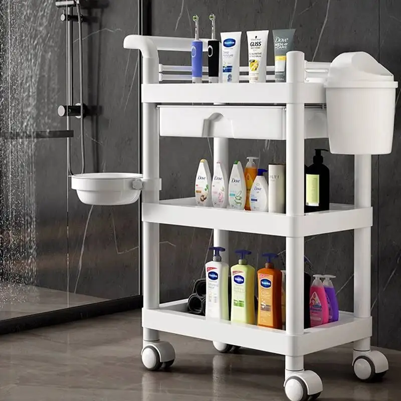 

Spa Rolling Lash Salon Trolley Pedicure Nails Cosmetic Hairdresser Salon Trolley Beauty Carrito Auxiliar Salon Furniture WKST