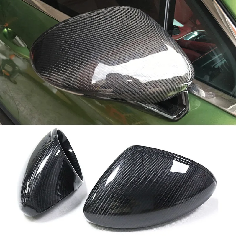 

For Porsche 718 982 Carbon Fiber Modified Mirror Housing Rearview Mirror Cover Protective Decoration