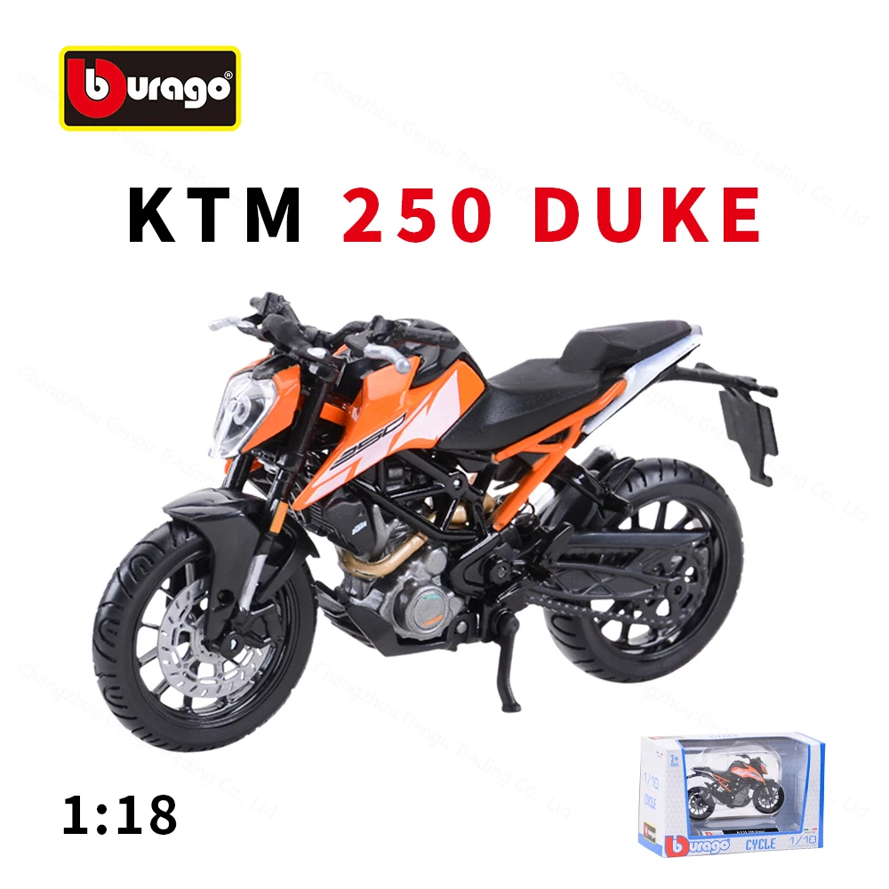 אופנוע KTM 250 – מודל סימולציה מתקדם של בברגו, מומלץ למתנה ול