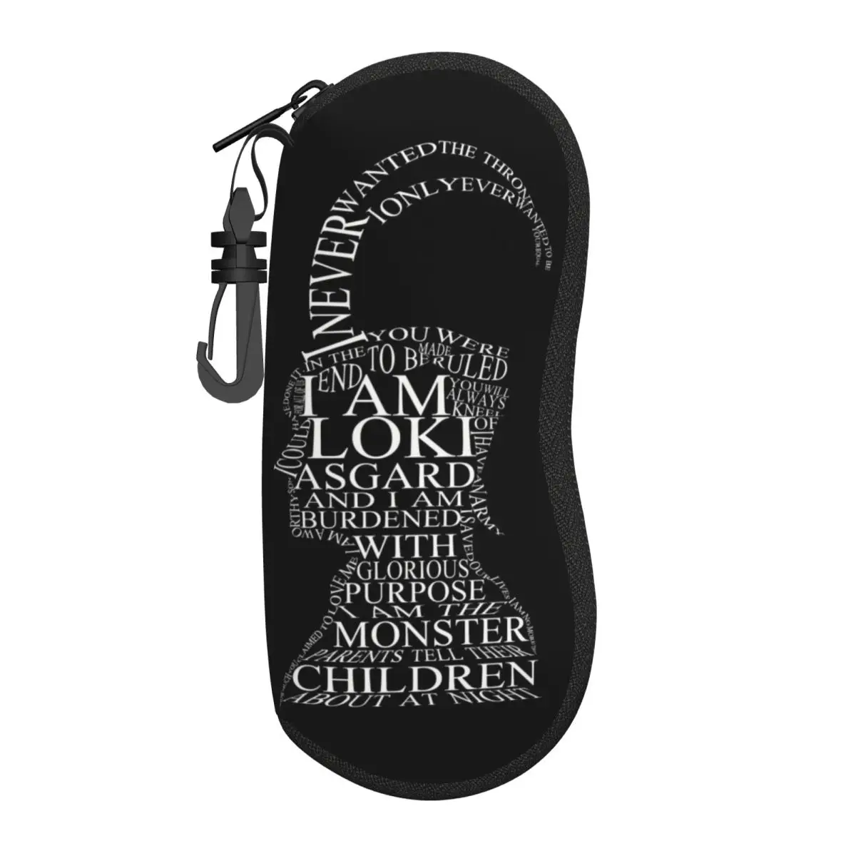 

Custom Loki Movie Sunglasses Soft Case Neoprene Zipper Shell Eyeglass Case Custom Protective Box For Glasses
