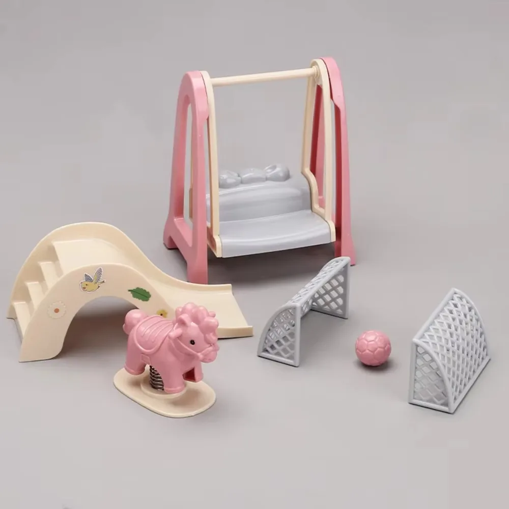 Miniature Playground for 1/6 1/12 BJD Doll Blyth MH CD FR SD Kurhn Dollhouse Mini Kitchen Play Accessories Girl Toy