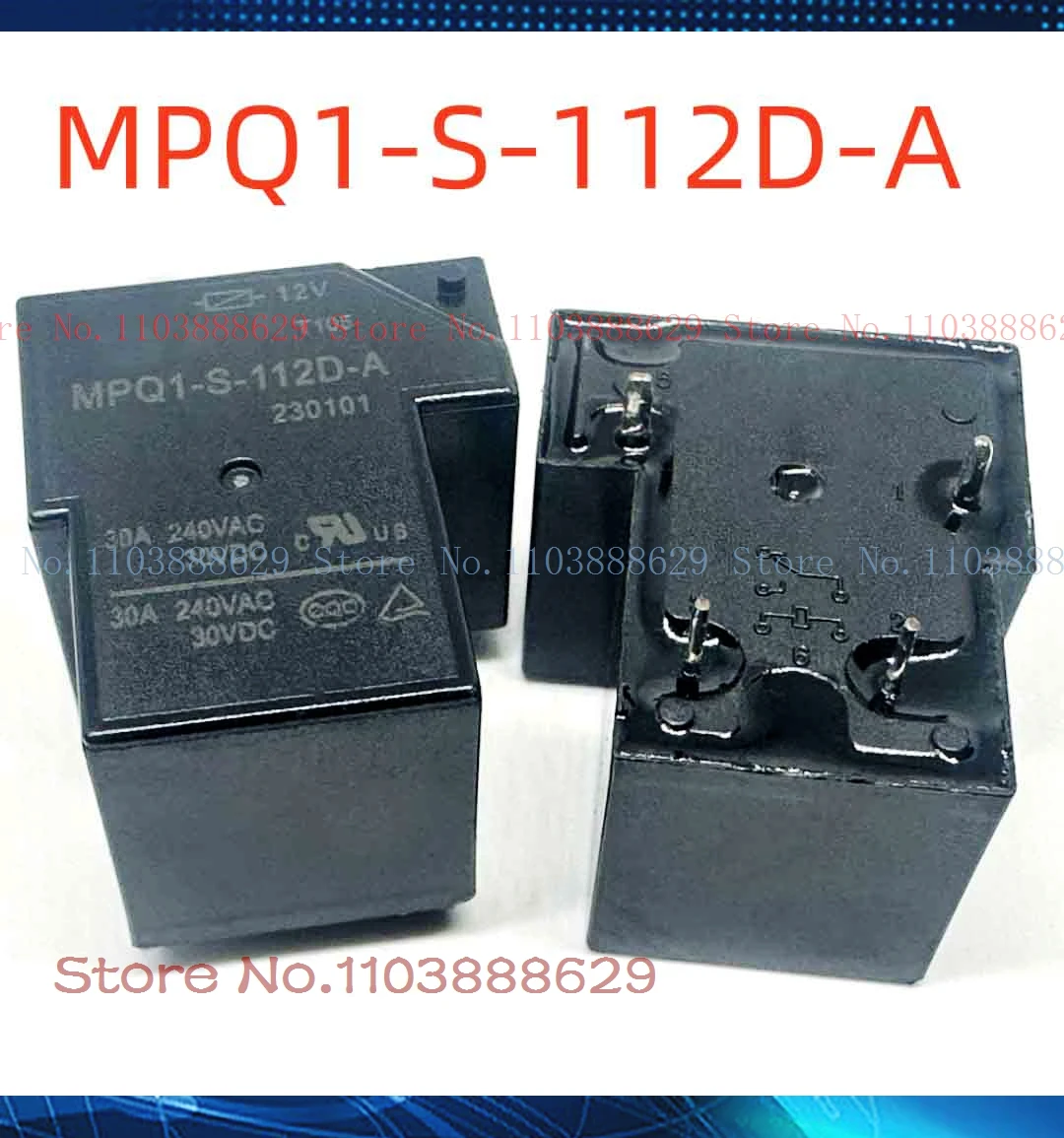 30A MPQ1-S-112D-A T90-1A-4P-12V-30A