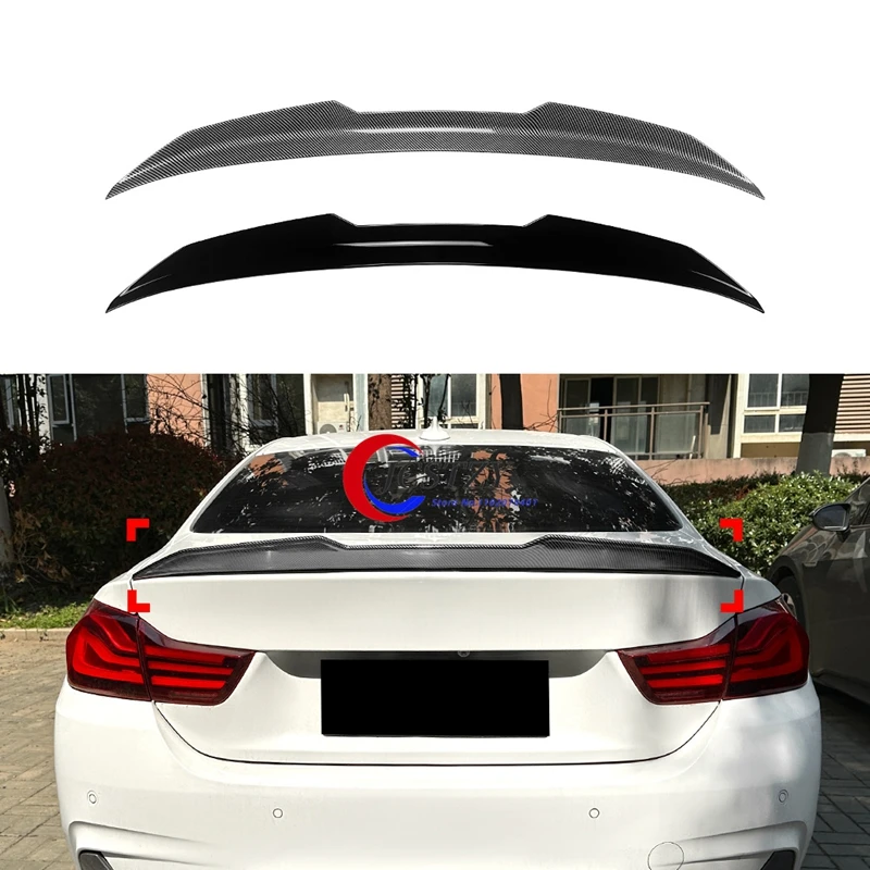 

F32 глянцевый черный автомобильный багажник, спойлер для губ, крышка, большая крышка для BMW F32 4 SERIES 428i 435i 440i 2DR 2014-2020 PSM