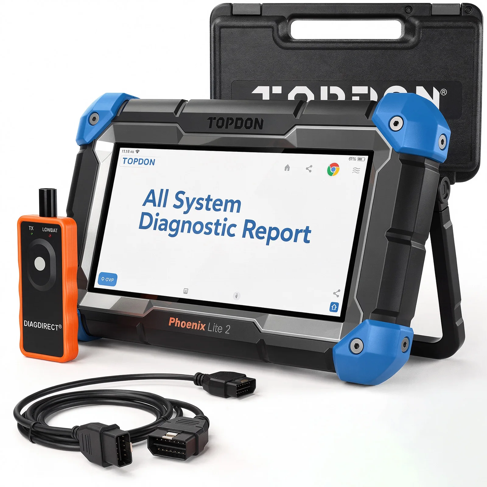 

TOPDON Phoenix Lite 2 & TPMS Tool Kit: ECU Coding, Bidirectional Control, 34+ Resets, FCA AutoAuth, 2 yrs Update