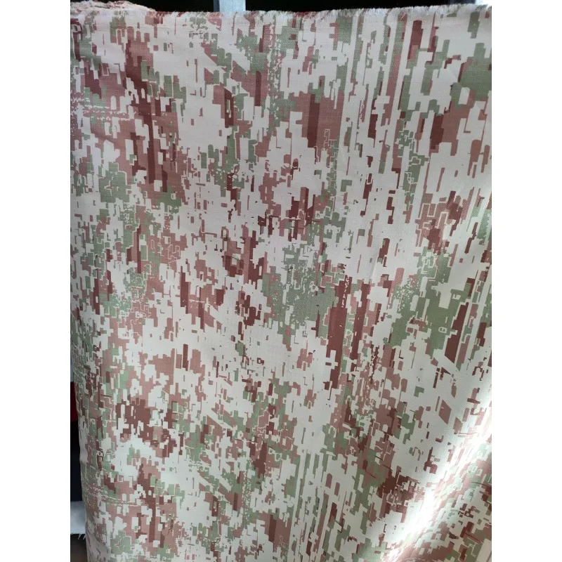 Camouflage Fabrics Thickened Outdoor Geometric Print Twill Khaki Blend Fabric Sewing TMC Hunting Accessories Tactical Gear DIY
