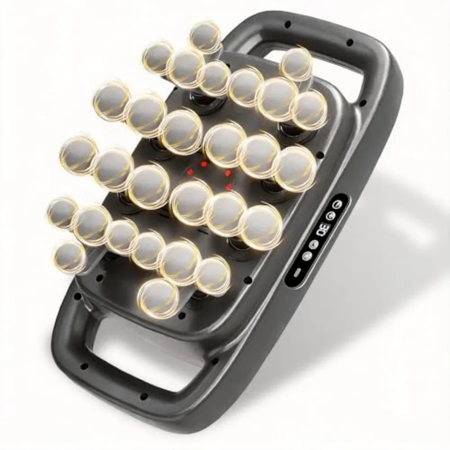 

Massage Gun 28 Head Back Massage Deep Tissue Pain Relief for Athletes Percussion Muscle Massager Rechargeable Electric Back Mas