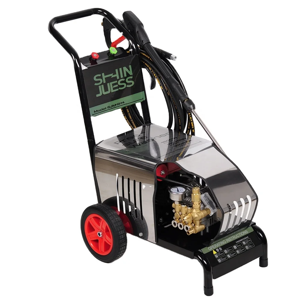 1.8kw 140bar Electric High Pressure Car Wash Machine