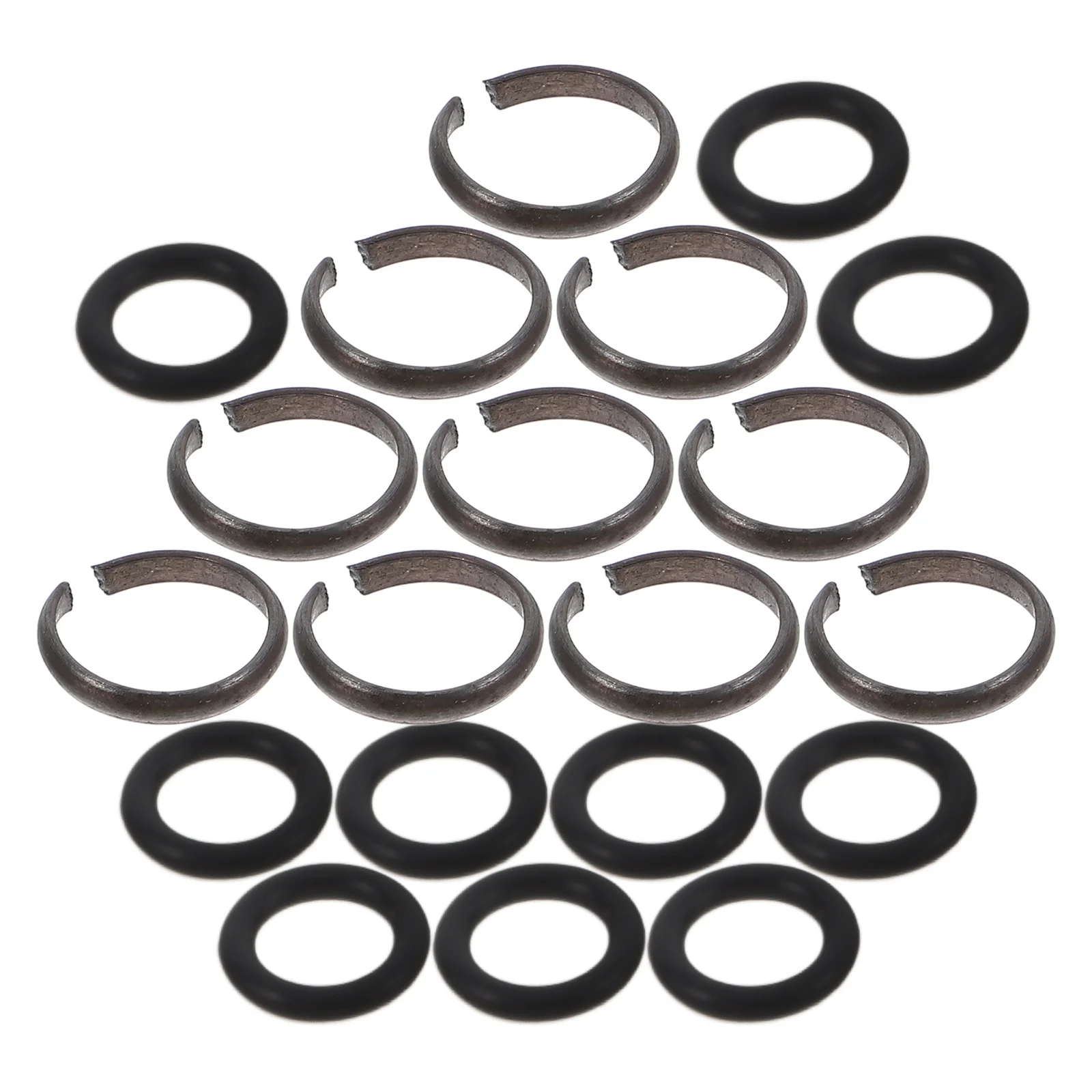 

10 set Electric Socket Wrench Snap Ring Set With Rubber O-Rings Square Drive For Impact Wrench Tool Parts Retaining Rings Hand