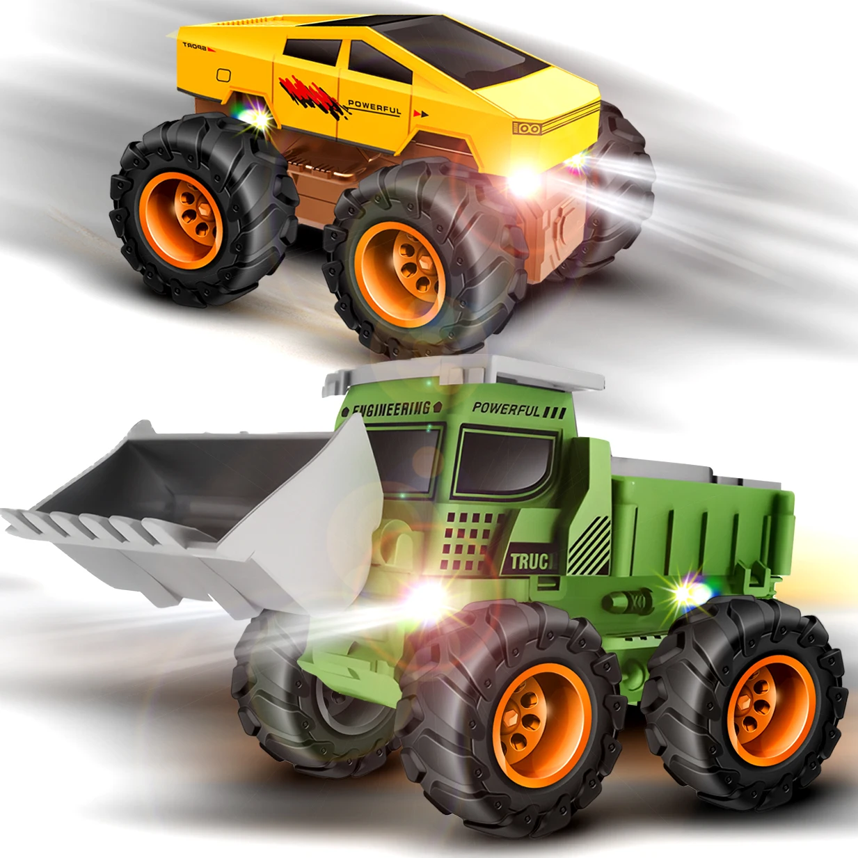 LED照明付きプルバックトラックおもちゃ ディノフィギュア T-レックス恐竜をテーマにした車の輸送トラック 男の子用 幼児教育ゲーム