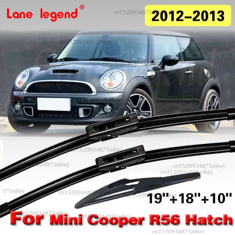 For Mini Cooper R56 Hatch 2012 - 2013 Wiper Front Rear Wiper Blades Soft Rubber Windshield ‌Quality wiper blade‌ 19