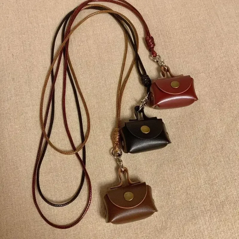 Bijoux à la mode Vintage tempérament mignon Mini sac pendentif collier pour femmes fille pull chaîne accessoires délicats