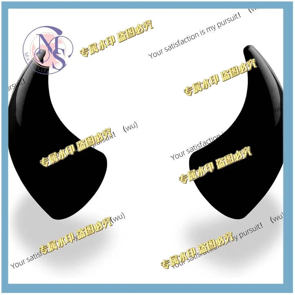 Large devil's horn, magnetic interchangeable head horn, suitable for motorcycle, bicycle helmets