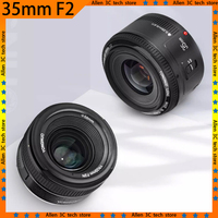 YONGNUO YN35mm F2 Lens 35mm Auto Focus Support AF MF F2-F19 Aperture Range Custom Camera Lens For Nikon Canon DSLR Cameras