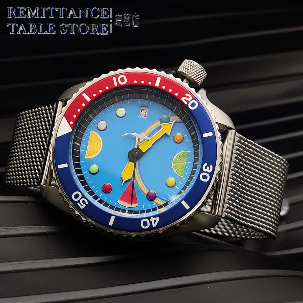 Men's Automatic Mechanical Watch 41mm Water Resistant Case Unidirectional Rotating Bezel NH35 Movement Men's Watches