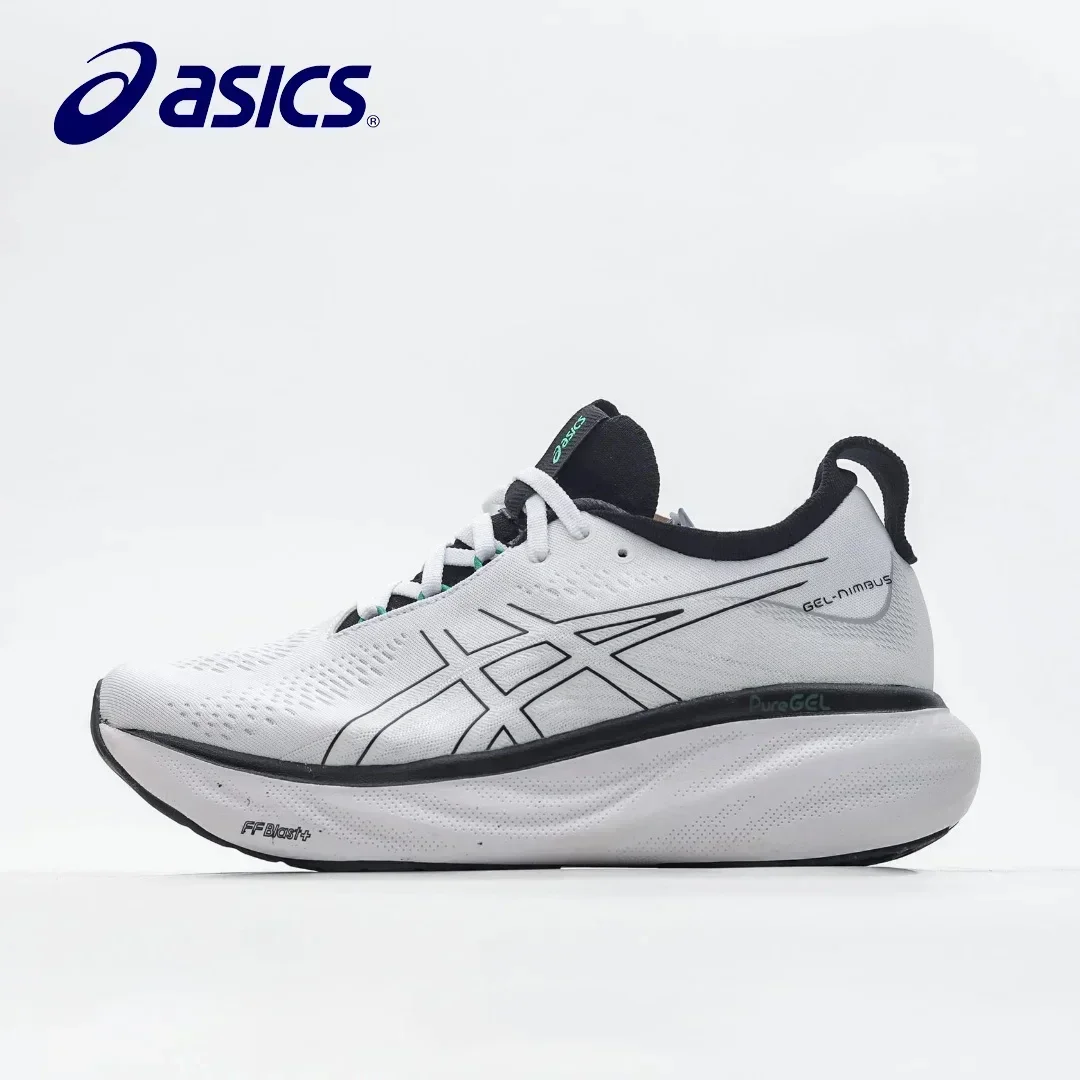 

Мужские кроссовки для бега Asics Nimbus 25, теннисная обувь с низким верхом, Нескользящие дышащие легкие кроссовки