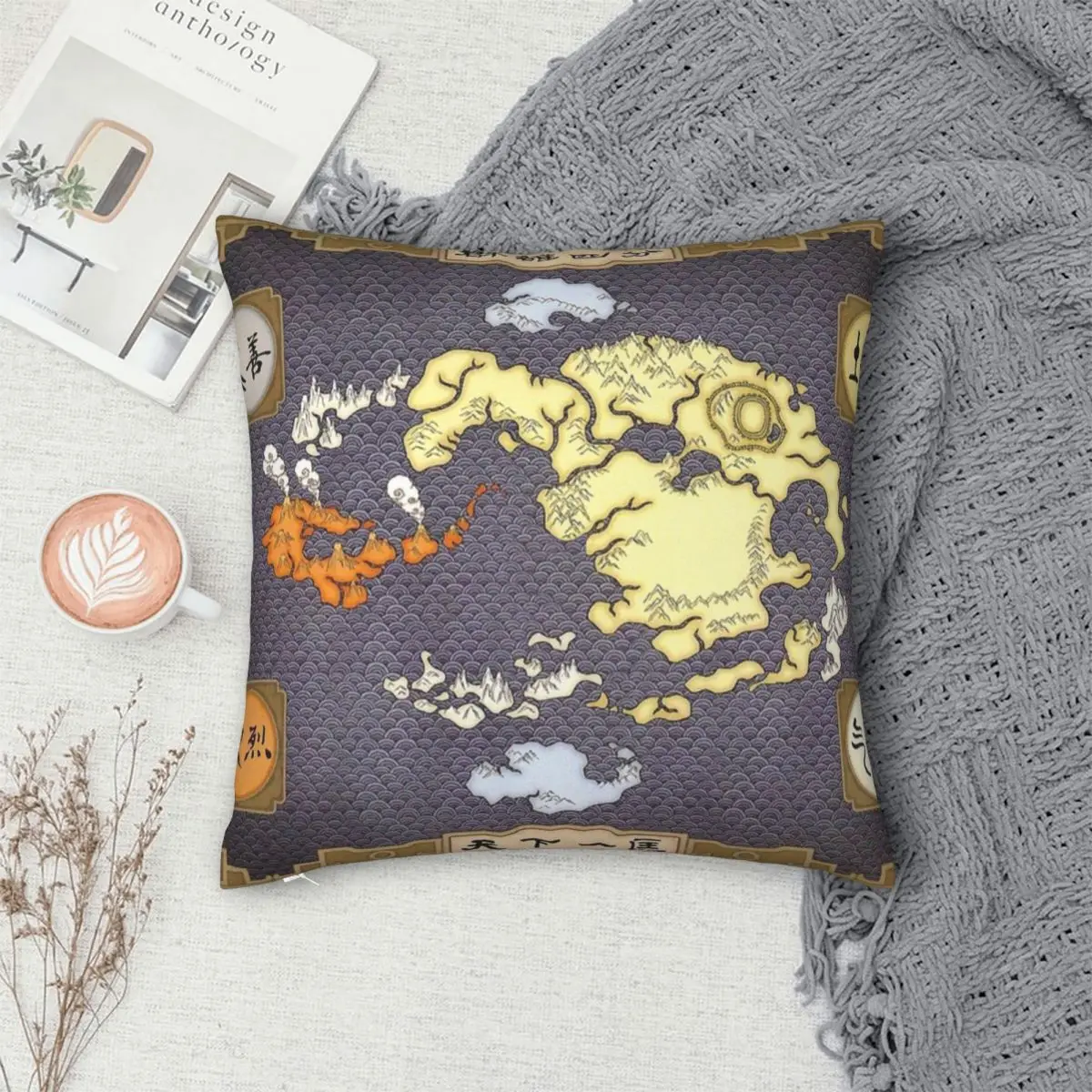 

Avatar The Last Airbender наволочка с картой, печатная картинка, Подарочная наволочка, домашняя квадратная наволочка 40*40 см