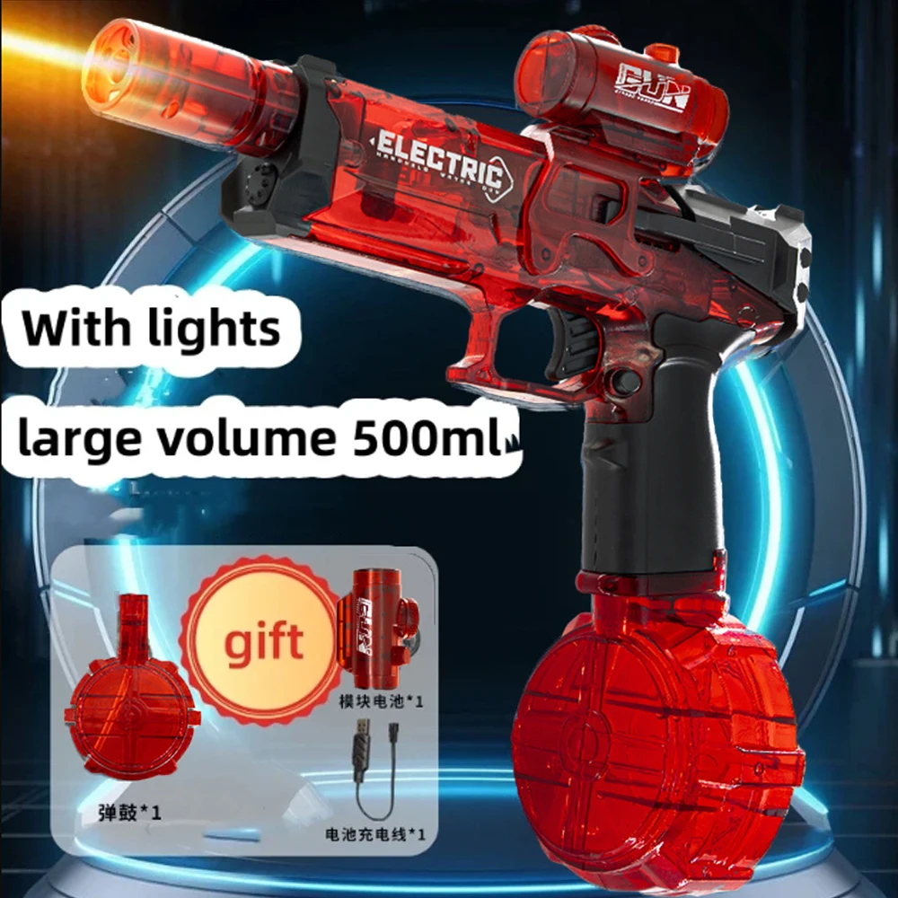 Ultimate Battle Blaster,Long Range Electric Water Blaster with Light/Electric Water Gun Flame,Ultimate Battle Blaster Water Gun