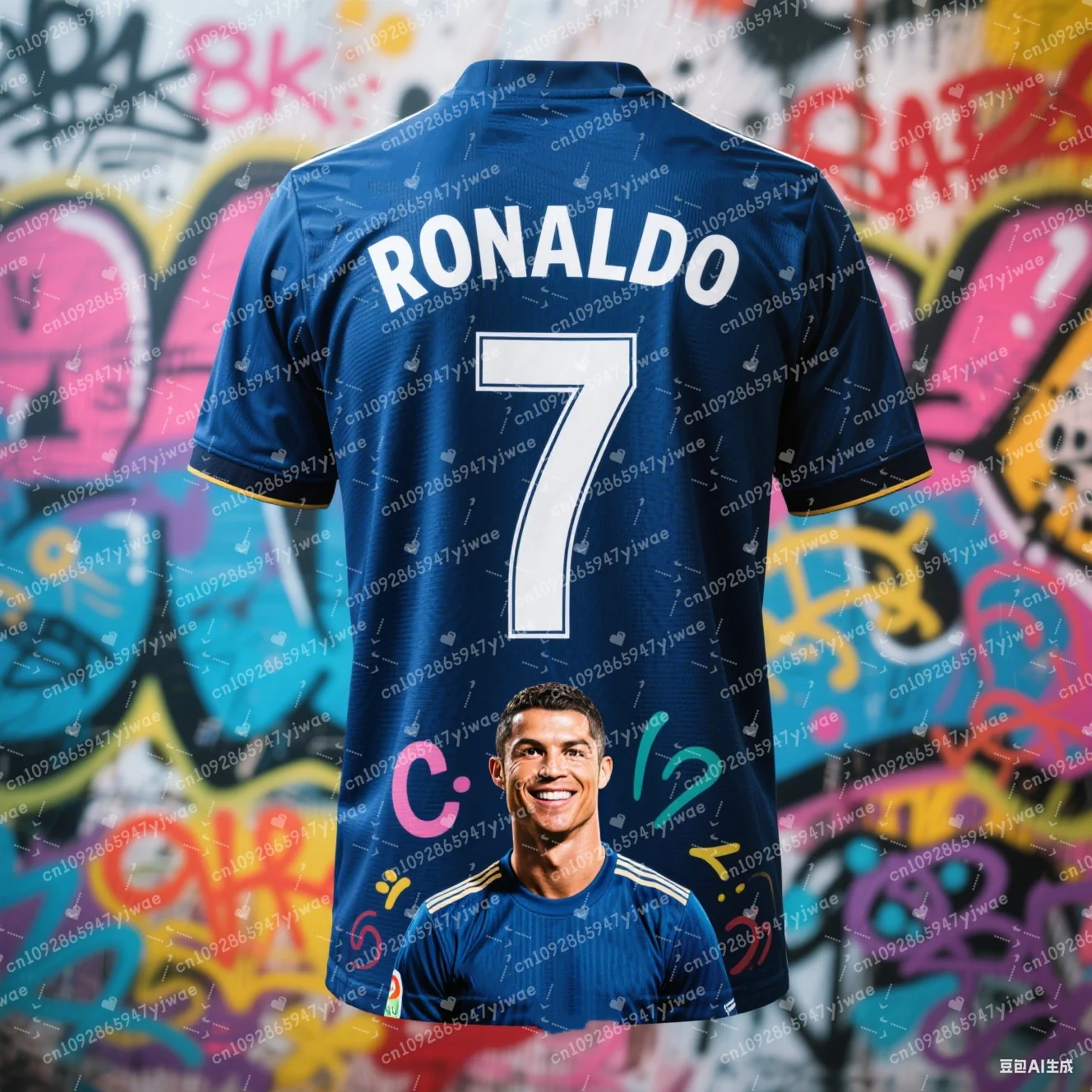 

Спортивный стиль RONALDO NO.7 Fan Памятный трикотаж с 3D принтом для отдыха Сухая быстро дышащая удобная мужская женская футболка