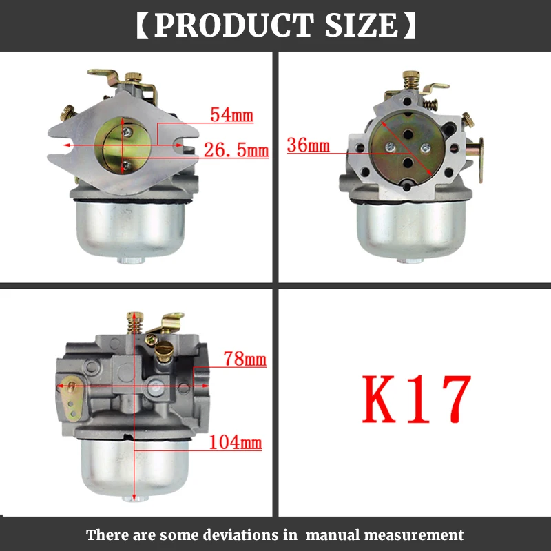 Garden Mechanized Carburetor M18 KT17 MV18 20 M18 M20 5205309 Kohler Carburetor