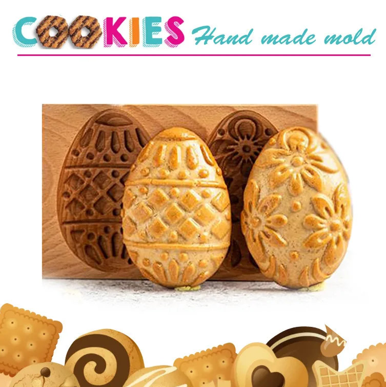 29 Styles Wooden Cookie Mold Kitchen Household Gingerbread Cake Mould Press Christmas 3D Biscuit Embossing Molds Bakery M533
