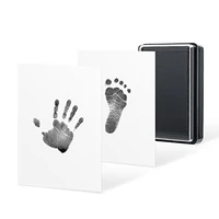 Baby Handprint Footprint Imprint Kit Baby Care Non-Toxic Baby Souvenirs Newborn Footprint Ink Pad for Newborn Baby Gifts 4