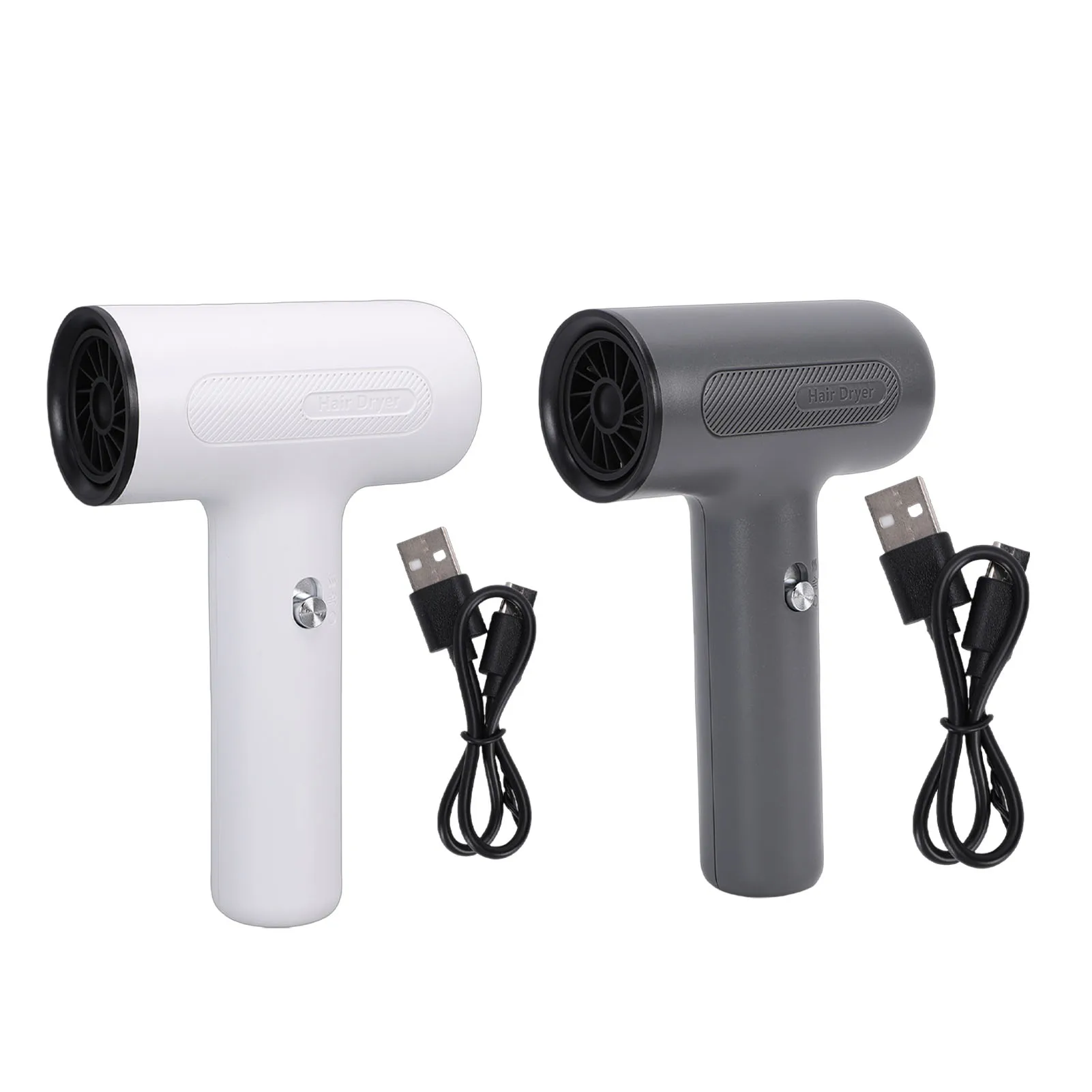 Rechargeable Paint Dryer 500W Brushless Motor Portable Cordless Hair Dryer Watercolor Air Blower for Art Students Craft Supplies