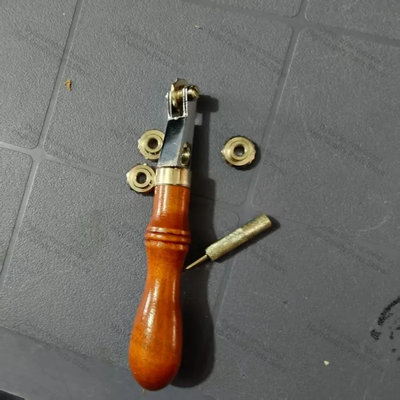 Pitch Wheel Stitching Line Marking Wheel Needle Point Tracing Wheel Leather Spacing Sewing Tools With 4 Gear Rollers