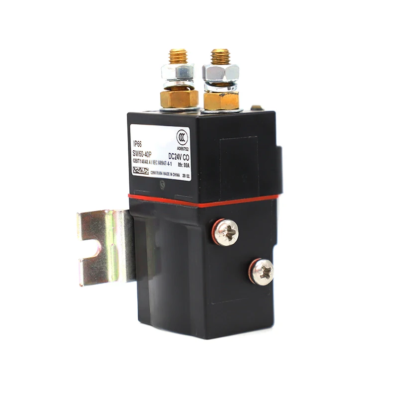 

1pc SW60-40P Albright Contactor 24V DC Single-acting Miniature Solenoid Continuous 80A