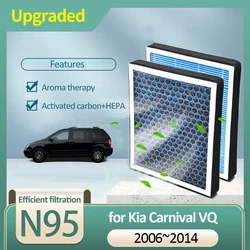 Activated Carbon Air Filter for Kia Carnival VQ Sedona Grand Hyundai Entourage 2006~2014 2007 2009 2010 2012 Car Air Conditioner