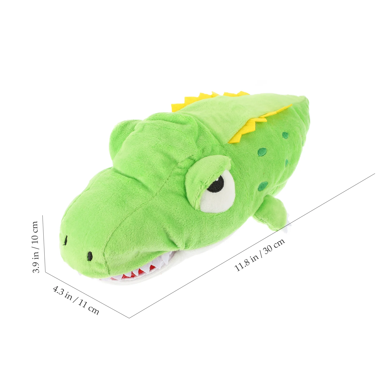 Alligator Handpuppe Tier Plüsch Handschuh Fingerpuppen Eidechse Spielzeug Kinderspielzeug Realistischer Cartoon