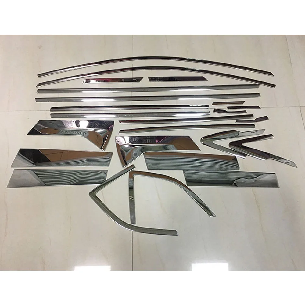 Car Body Stick Stainless Steel Glass Window Garnish Pillar Middle Column Strip Trim For Renault Captur 2015 2016 2017 2018 2019