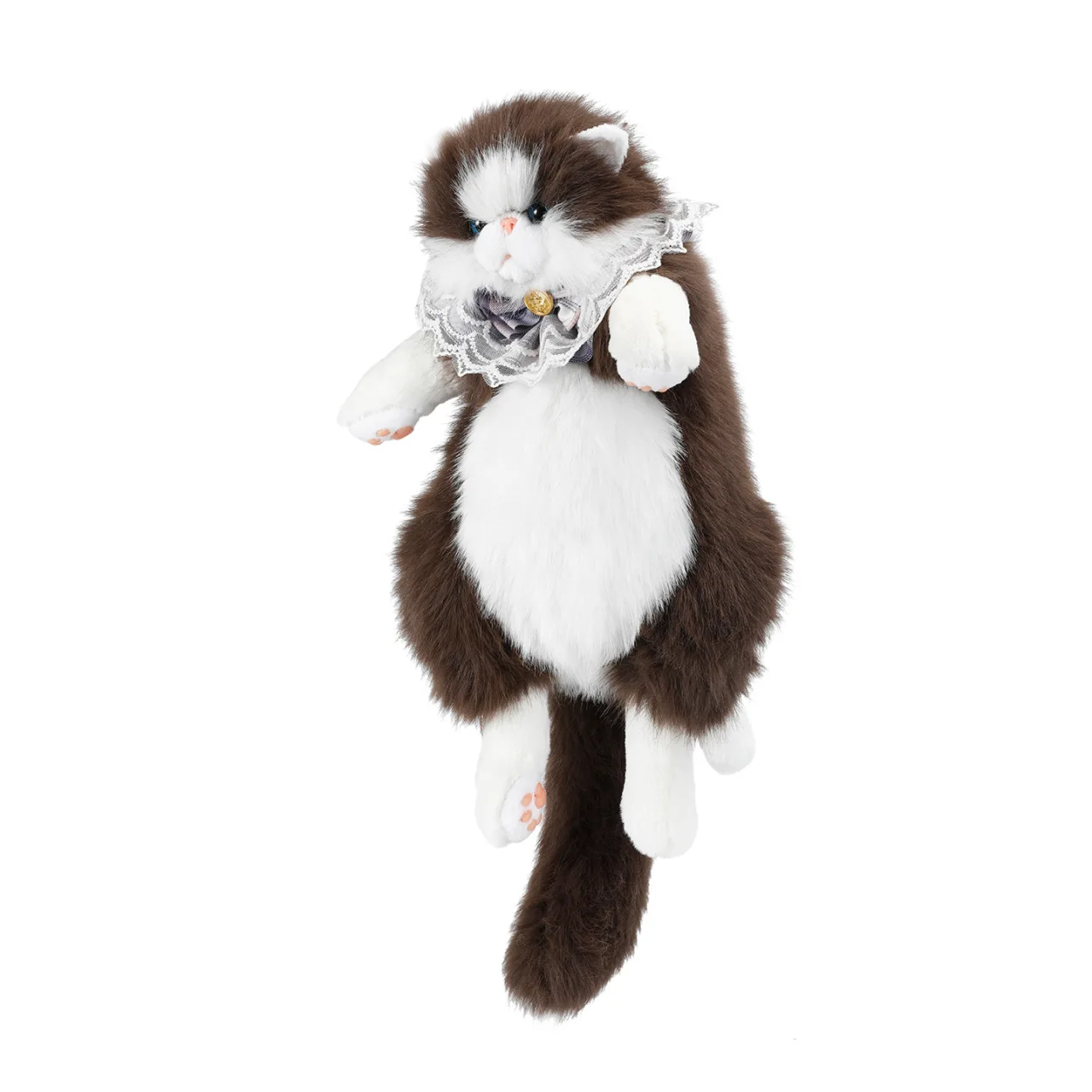 Cute Cat Shaped Backpacks Harajuku Ragdoll Shoulder Bags for Women Fluffy Plush Doll Backpacks for Girls Funny Purses Women Bag view 6