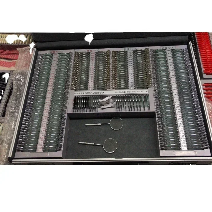 

Wholesale Optometry Factory Direct Optical Trial Box Ophthalmic Metal Loop Trial Lens Set Box with Free Trial Frame