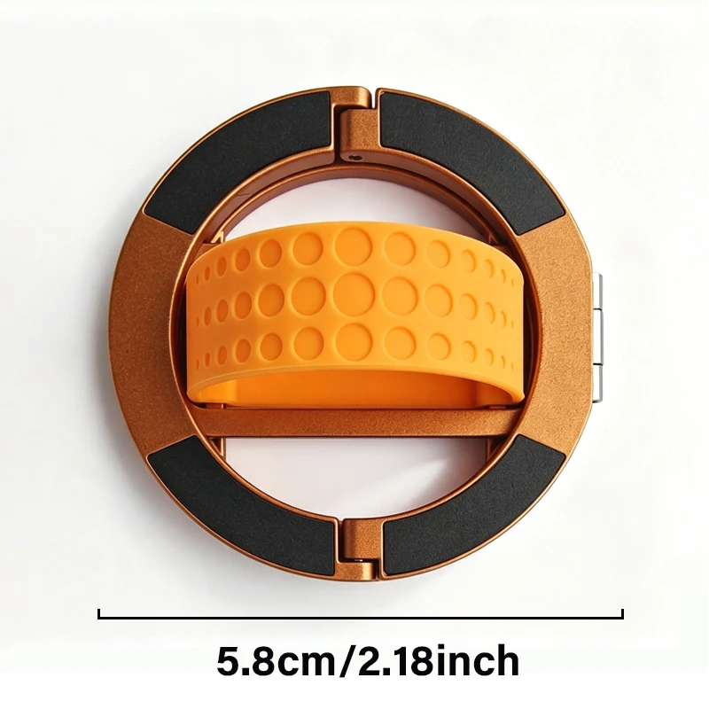 Doppelseitiger magnetischer Telefonhalter für Magsafe, faltbarer tragbarer Magnetständer für iPhone 17 16 Pro Max Samsung, Fingerringhalterung – Detail 9