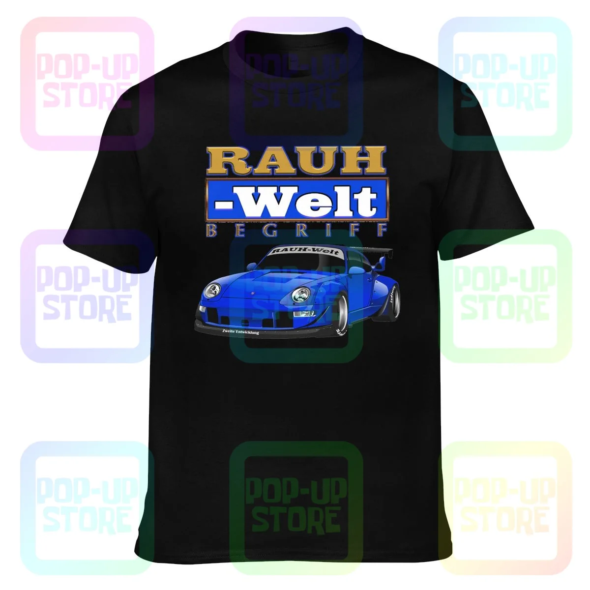 Autotee Fan Rwb Illustration Graphic Art Des Gn T-shirt Tee Shirt Soft Design Fashion High Quality