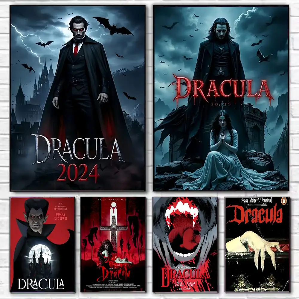 gothic horror D-Dracula Poster HD Art Decorative Wall Art Waterproof Home Décor for Living Room Bedroom Café Stylish Gift