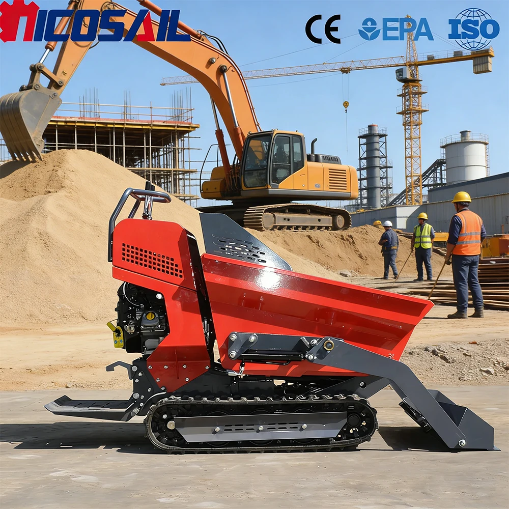 

500kg Mini Hydraulic Dumper CE Certified Euro 5 Heavy Duty Stable Quality for Agricultural Construction