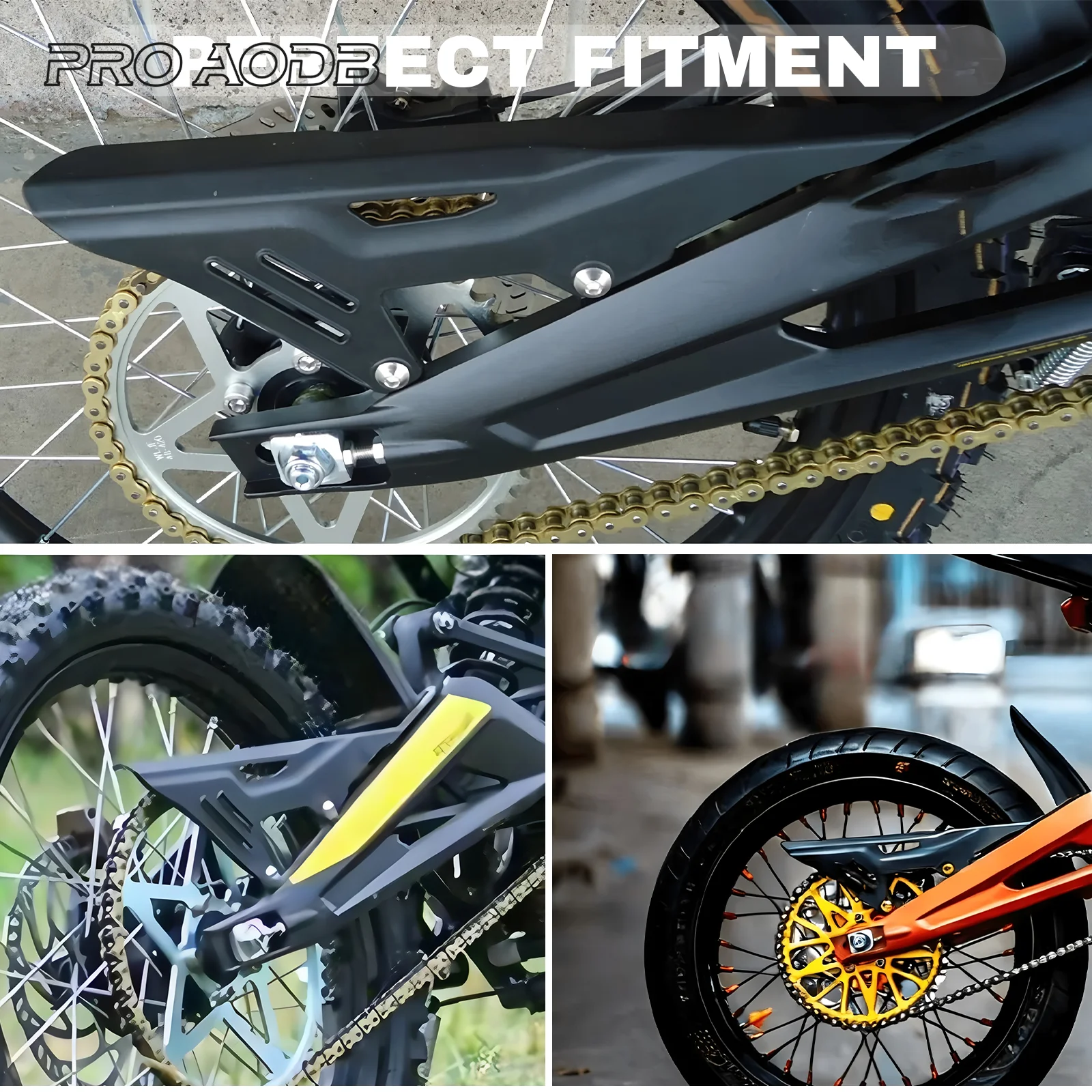 For Surron SurRon Motorcycle Chain Guard Cover Protector Sprocket Cover Case Saver For Light Bee X S Electric Cross Country Bike