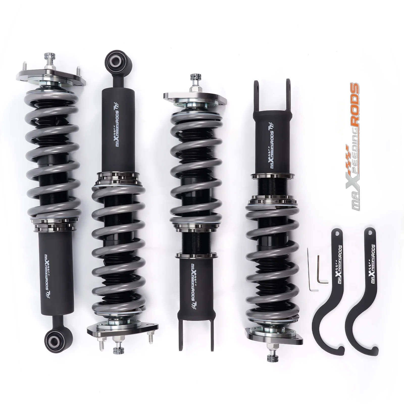 

MaXpeedingrods 24 Way Adjustable Coilovers Suspension Kit for Infiniti G37 Coupe RWD 2008-2013 Nissan 370Z Z34