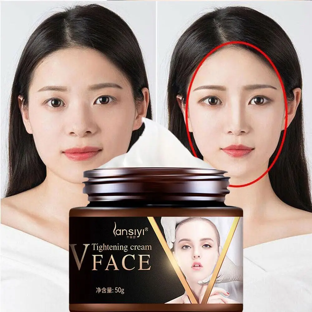 Effective V Face Cream Moisturizing Nourishing Face Lifting Shaping Care Cream Korean Care Skin Slimming Face V Face Facial C1U3