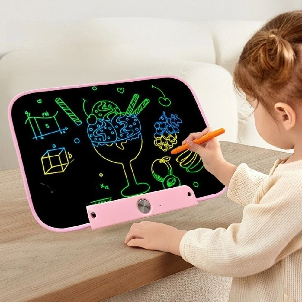 Tablet Tulis LCD 20 Inci Digital dengan Layar Berwarna Papan Tulis Ajaib Alat Seni Elektronik Alas Gambar Mainan Edukasi