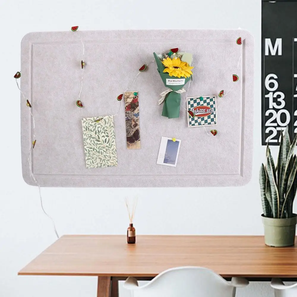 INS Soundproof panel Photo Background Board Background Wall Painting Works Felt Display Board Photo Pictures Message Board Walls