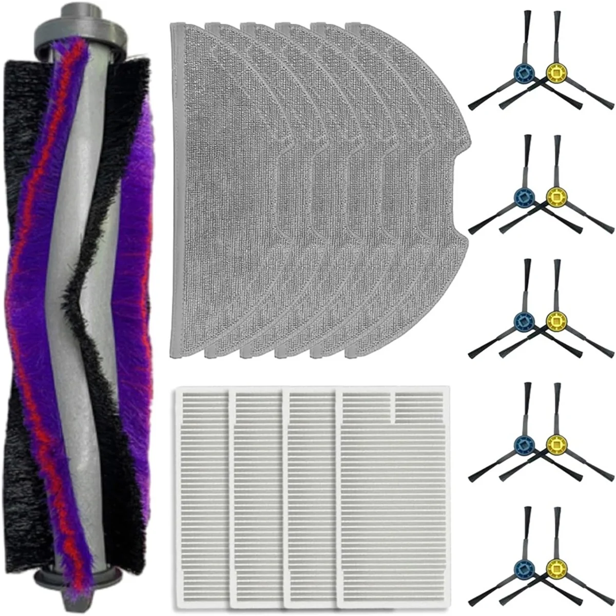 A13G-Replacement Parts for M9 for NERE10s E10S for Obode A8 Robotic Vacuum Cleaner, Accessories Main Brush